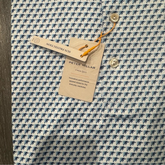 Peter Millar Summer Comfort Golf Polo Men Large - Picture 4 of 4